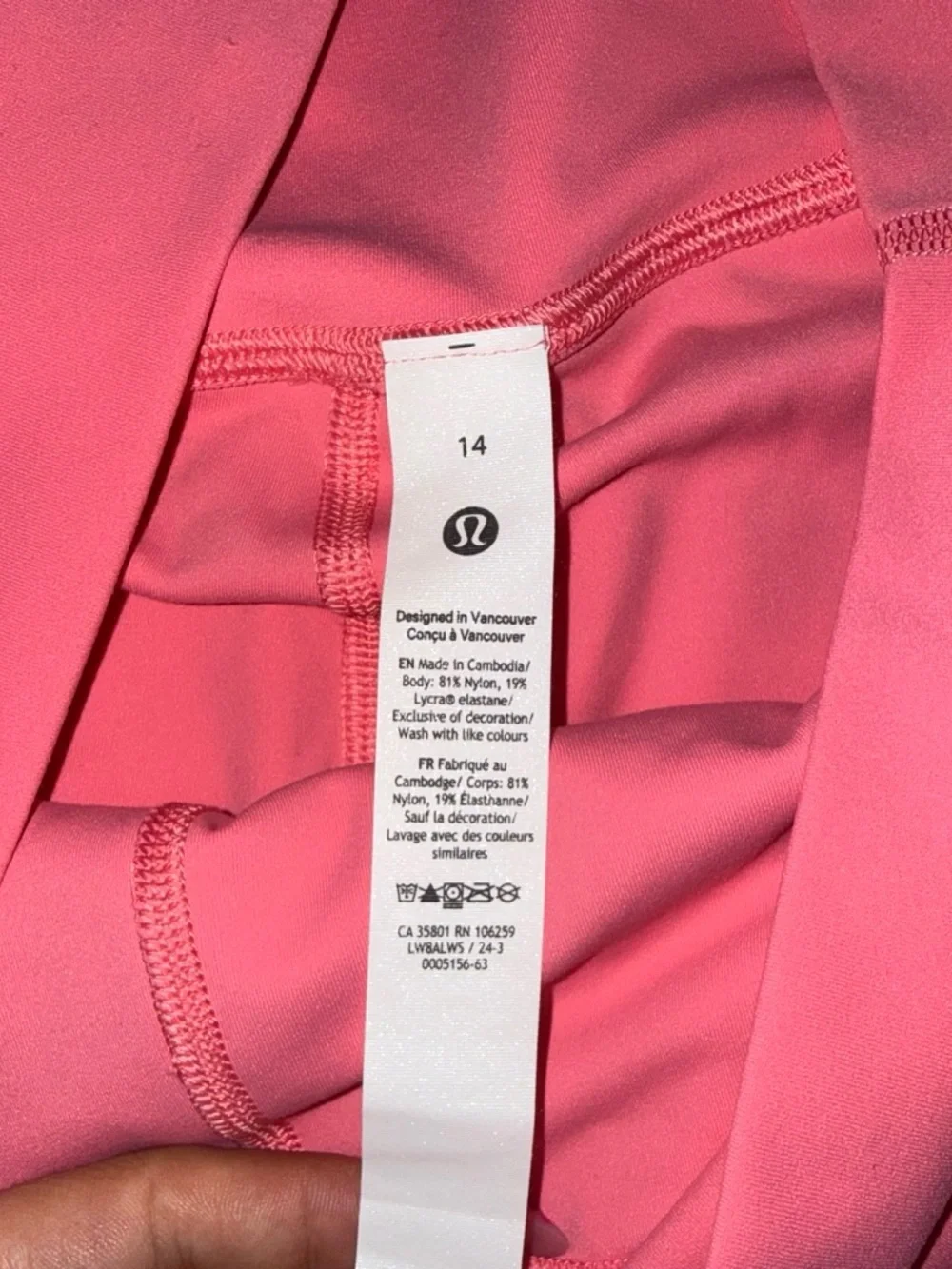lululemon athletica Pink Sports Bra